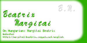 beatrix margitai business card